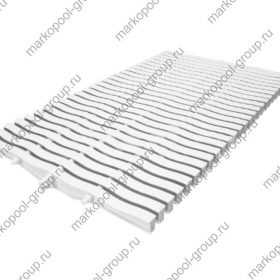 Решетка переливная Kripsol для прямоугольных бассейнов 2034, 2534, 3034. с голубым отливом